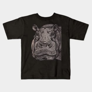 Hippo head Kids T-Shirt